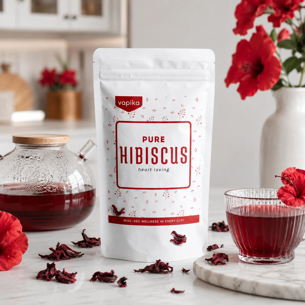 Pure Hibiscus Flowers