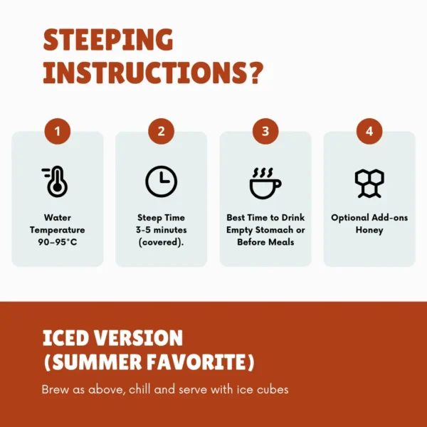 Vapika Slimming Herbal Tea - Steeping Instructions & Benefits for Weight Loss, Detox, and Metabolism Boost